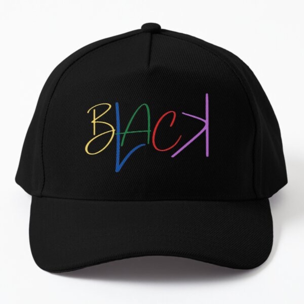 Black Summer colorful boat dad hat